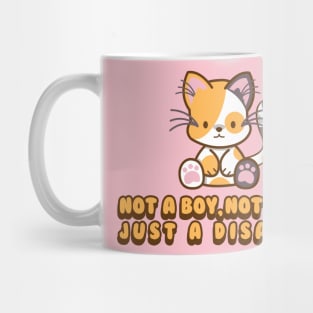 NOT A BOY, NOT A GIRL JUST A DISASTER(NONBINARY) Mug